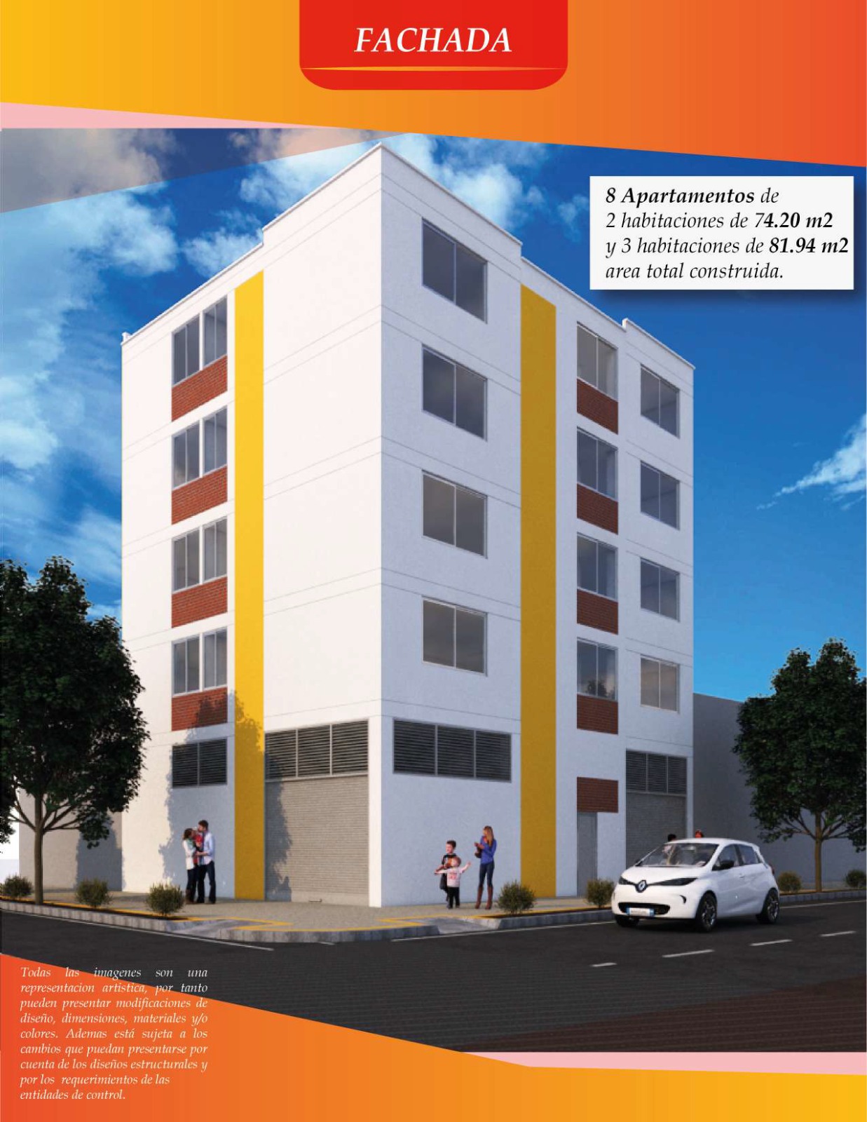 Render 3D Edificio Zeus P.H.